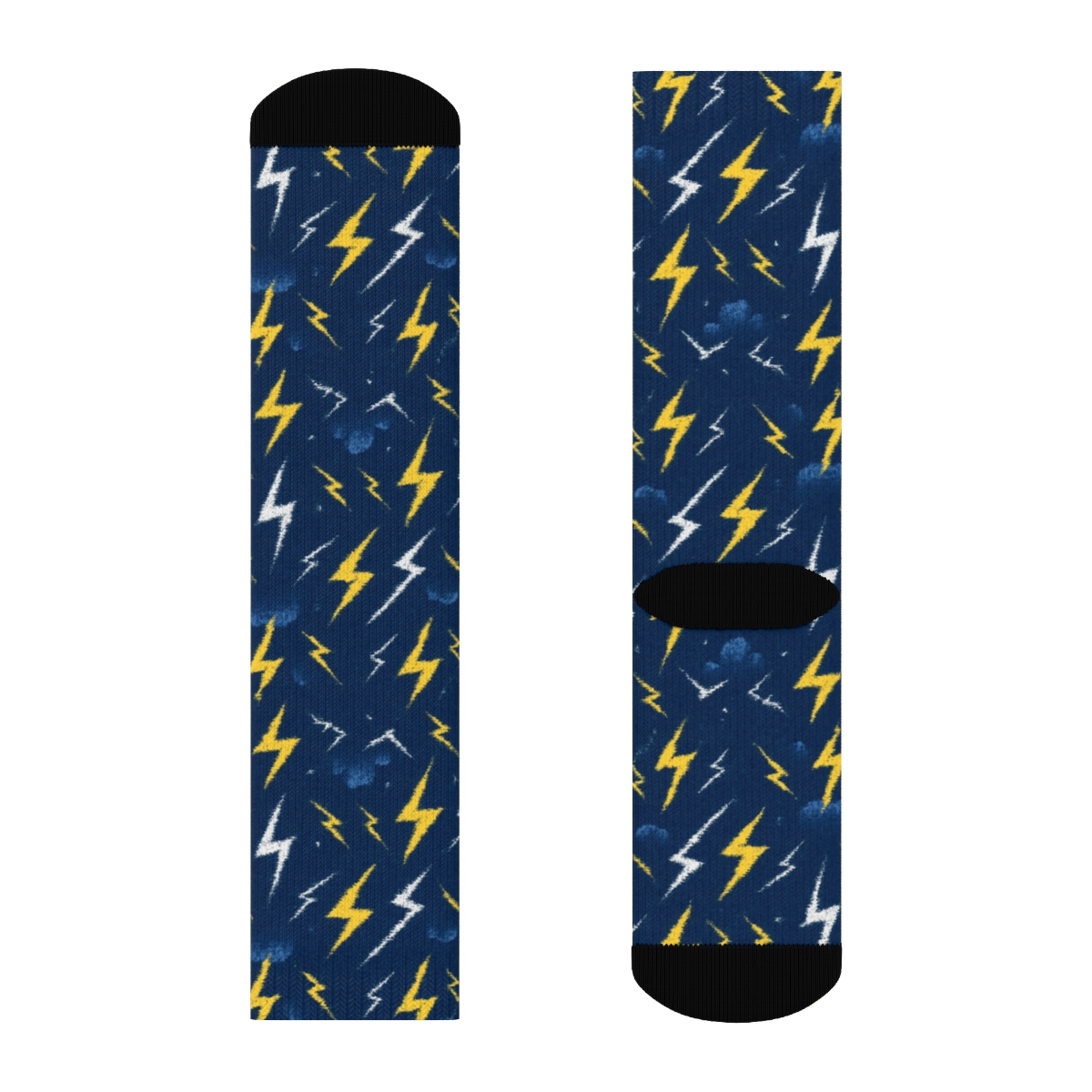 Staccato Spark Lattice designer printed crew socks