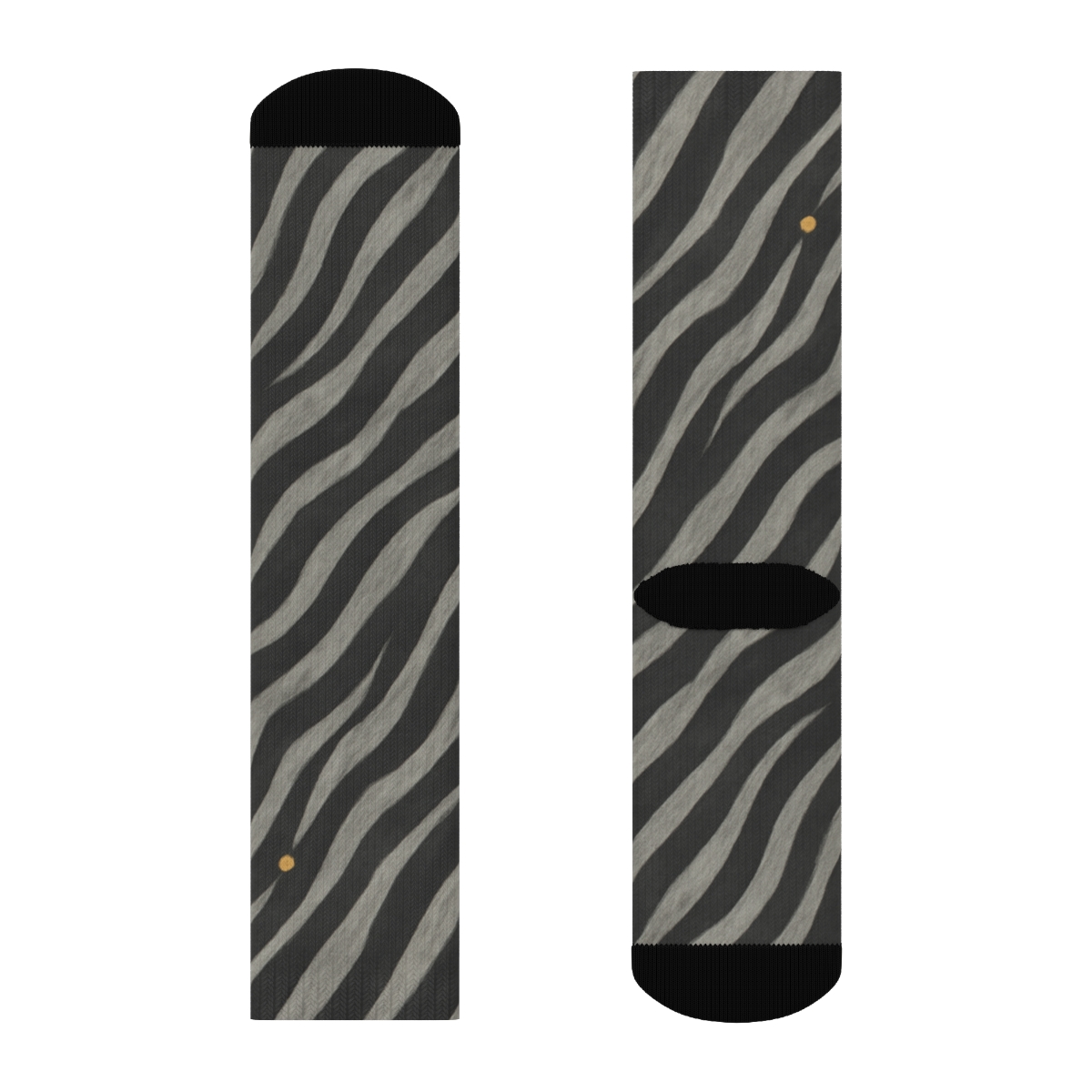 Starlit Zebra Mane Constellation Flow premium sports crew socks
