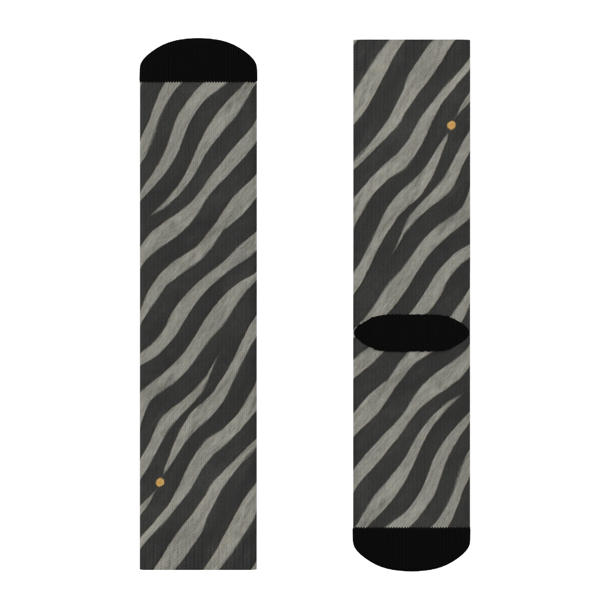 Starlit Zebra Mane Constellation Flow premium sports crew socks