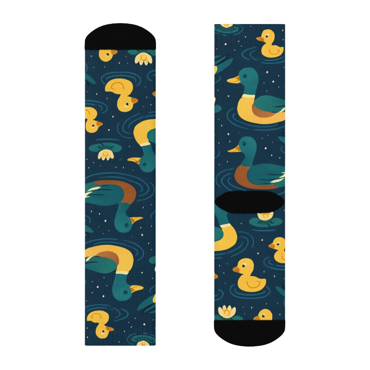 Starstream-Duck Constellation Pond Pattern premium sports crew socks