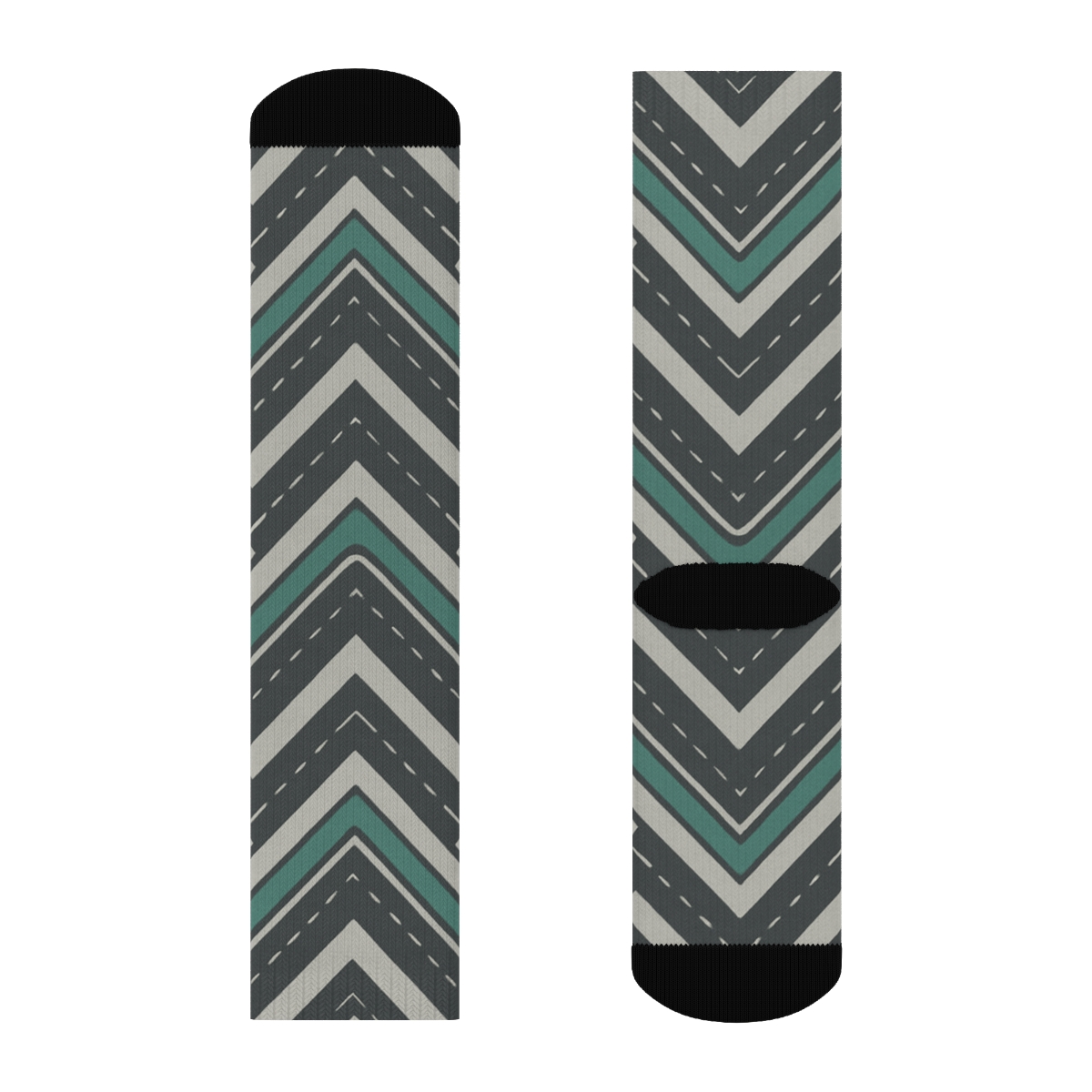 Street Grid Chevron Urban Planner Edition custom crew socks