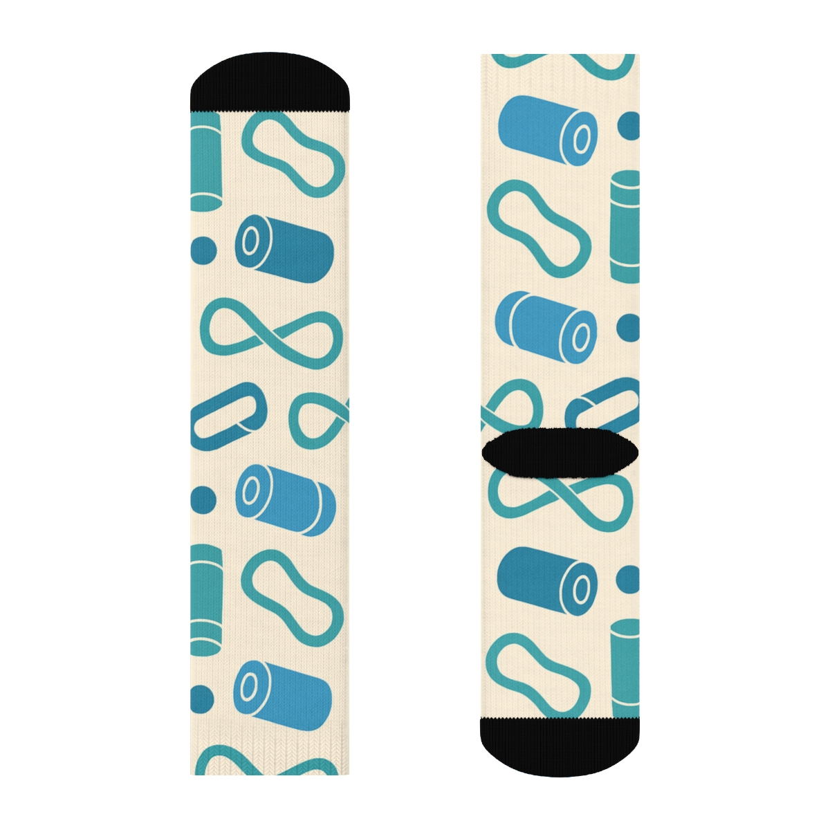 Therapy Blue Mobility Maze For A Physical Therapist comfortable cotton crew socks