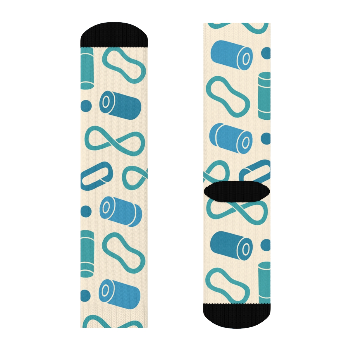 Therapy Blue Mobility Maze For A Physical Therapist comfortable cotton crew socks