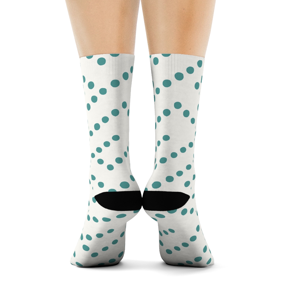 Tiny Dot Relay custom crew socks