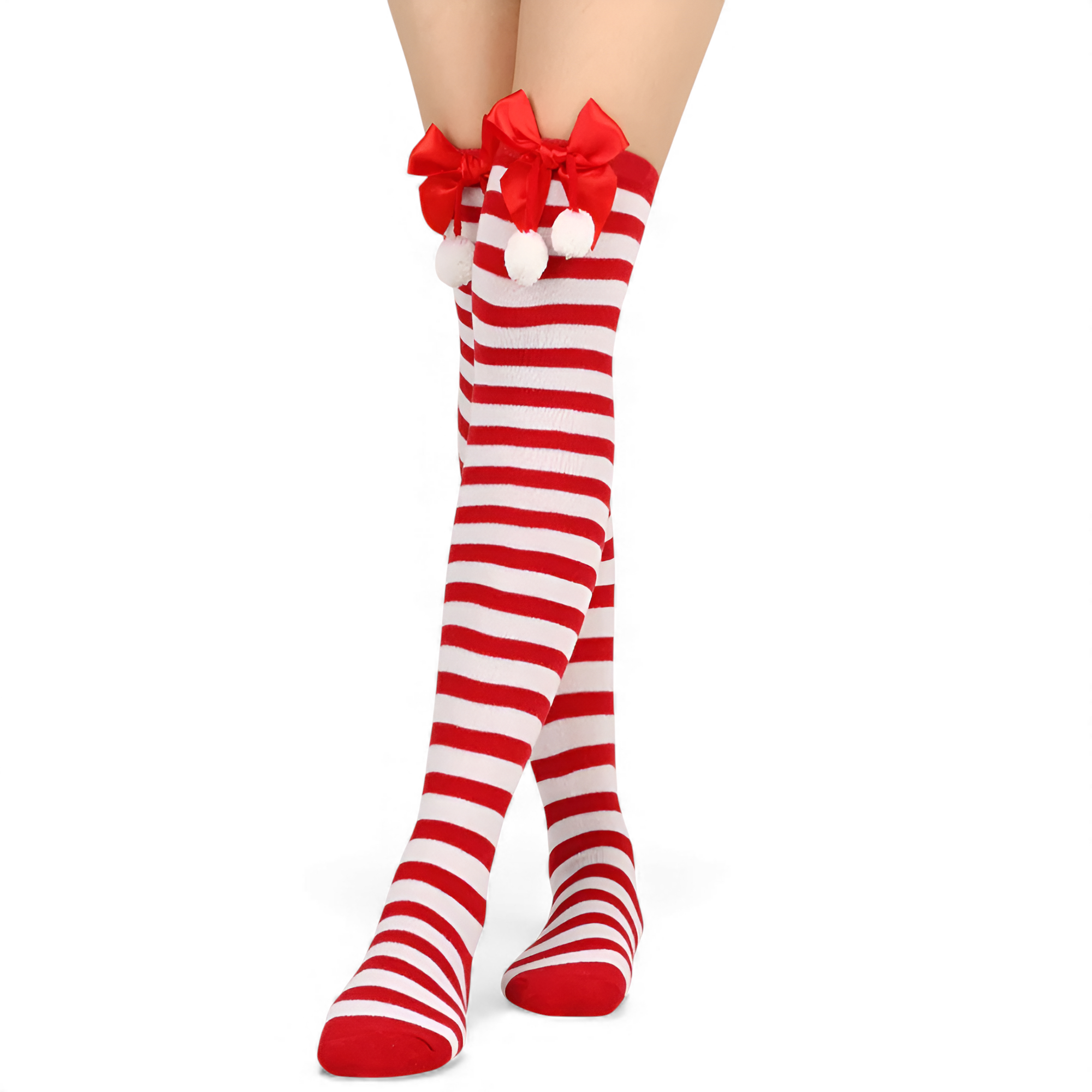 Long Over The Knee Christmas Socks 