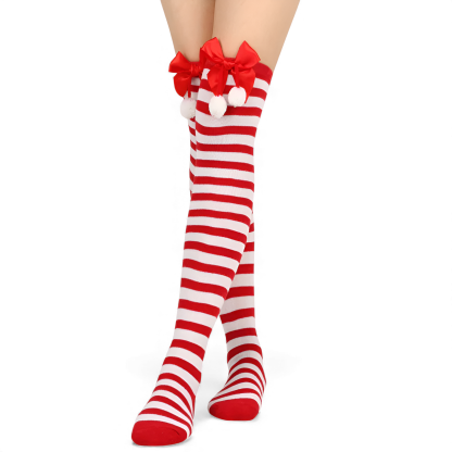 Long Over The Knee Christmas Socks 