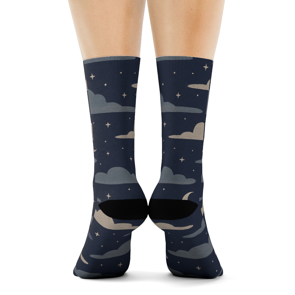 Twilight Stratus Bands With Clouds Poster Look stylish athletic crew socks