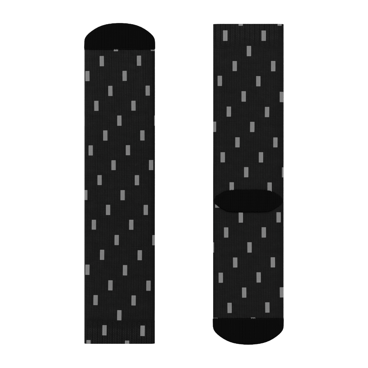 Void Pixel Drift unique graphic crew socks