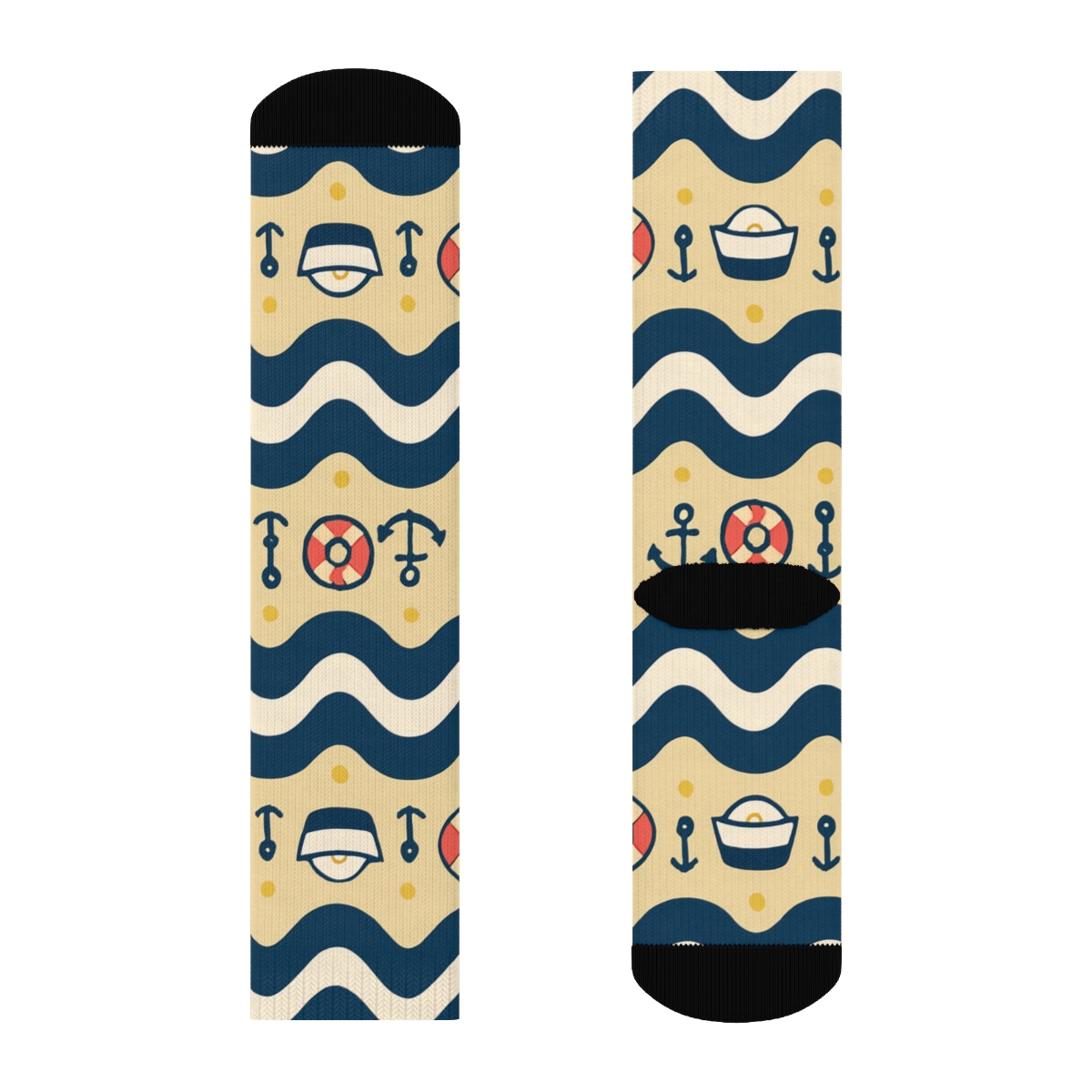 Wave Bandana Sailor Repeat custom crew socks
