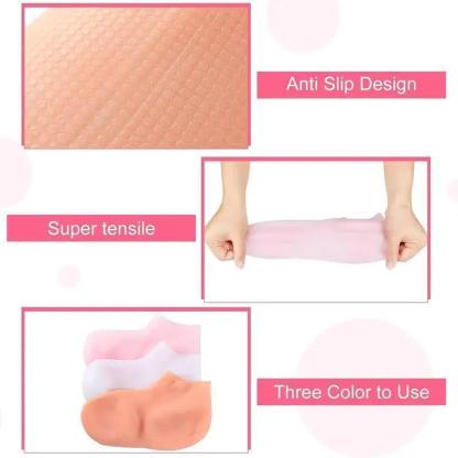 Slip Resistant Silicone Gel Socks – Deep Hydration for Dry Feet