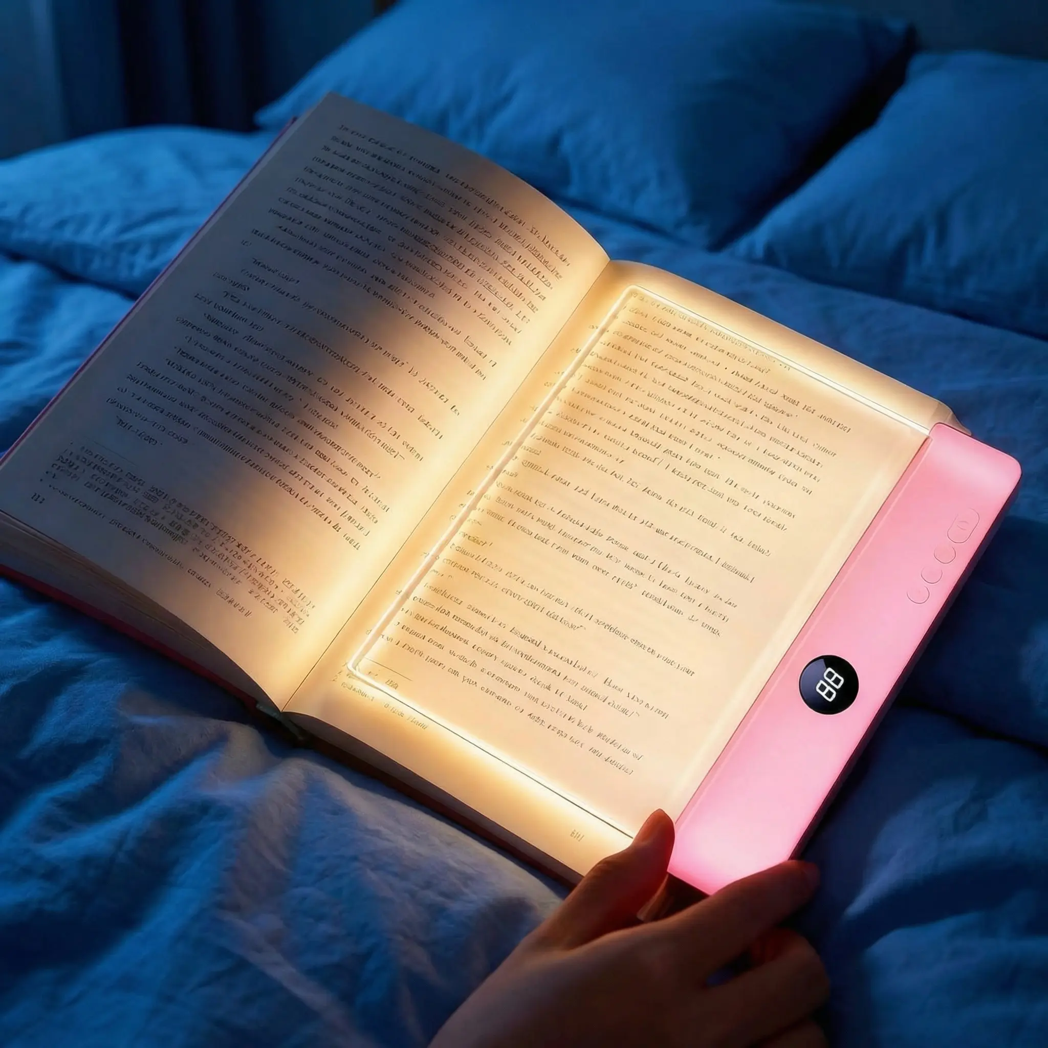 Smart Rechargeable Flat Led Reading Light Lamp