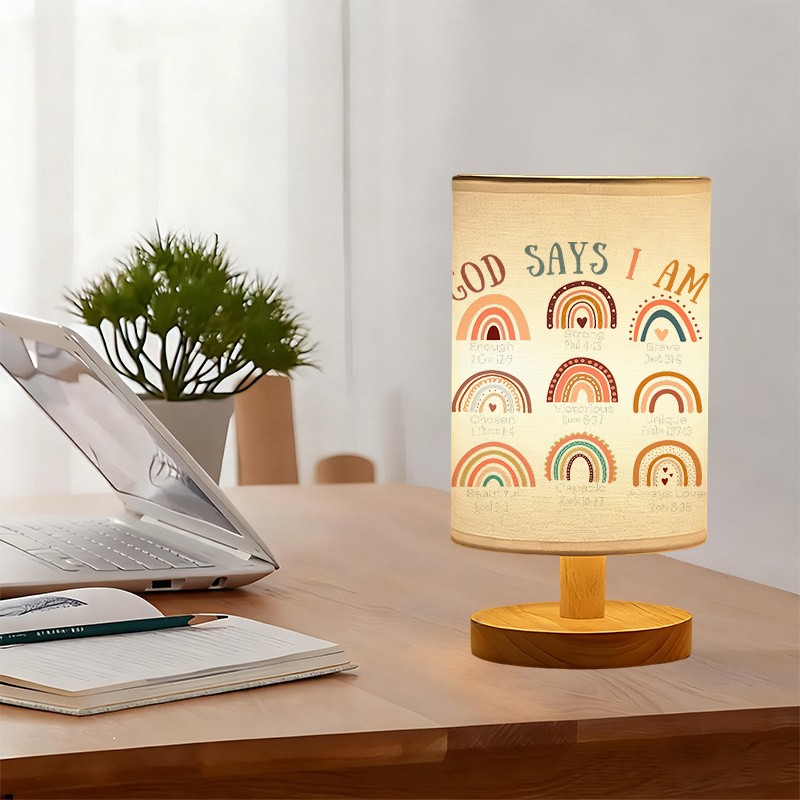 Modern USB-Powered Linen Lamp | Unique Design