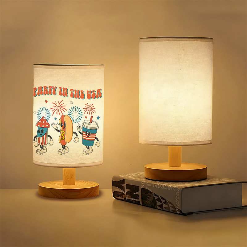 USB-powered linen lamp 