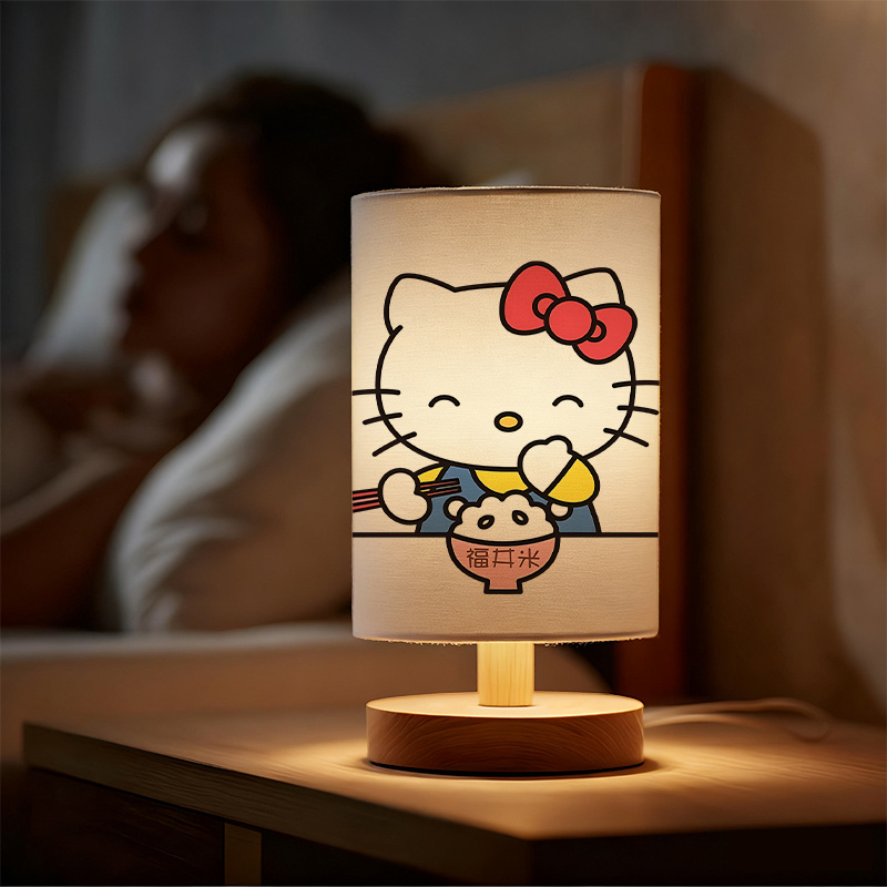 A Modern Sanrio USB Powered Linen Lamp