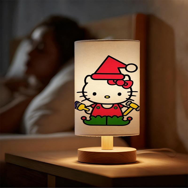 A Modern Sanrio USB Powered Linen Lamp 