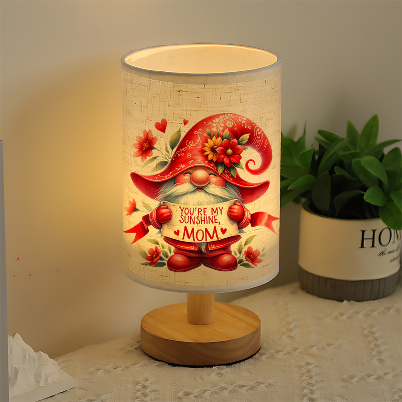 A Modern USB-powered Linen Lamp with a Unique Design and Exquisite Pattern