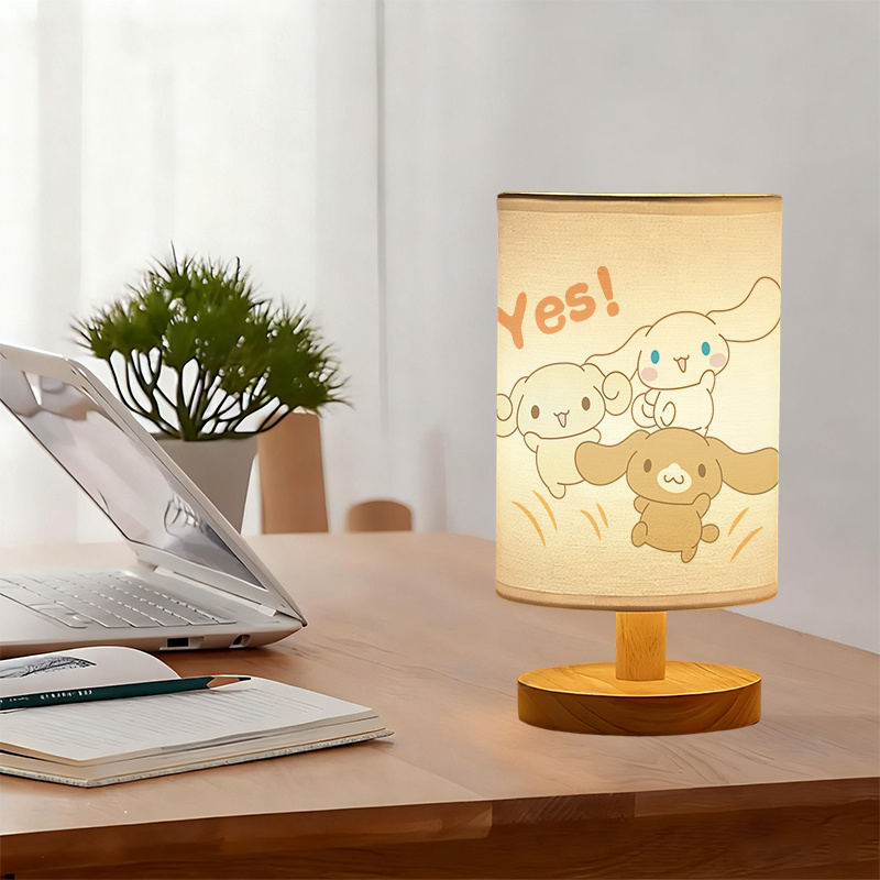 Sanrio-Themed USB-Powered Table Lamp with Cute Sanrio Patterns 