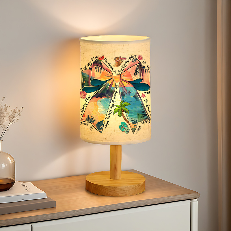 Modern USB powered Linen Lamp with Unique Design and Patterns