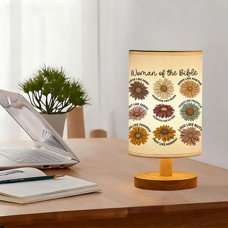 USB Powered Linen Lamp With A Unique Design And Exquisite Patterns