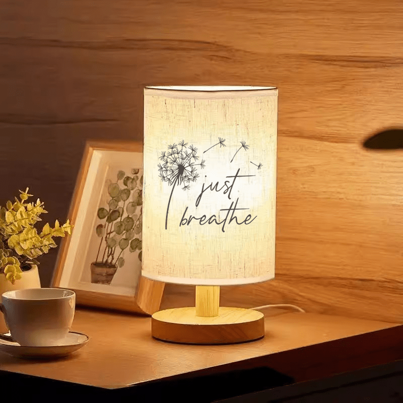 Dandelion Patterned Ambient Bedside Lamp