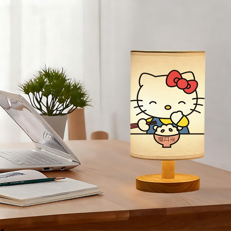 A Modern Sanrio USB Powered Linen Lamp