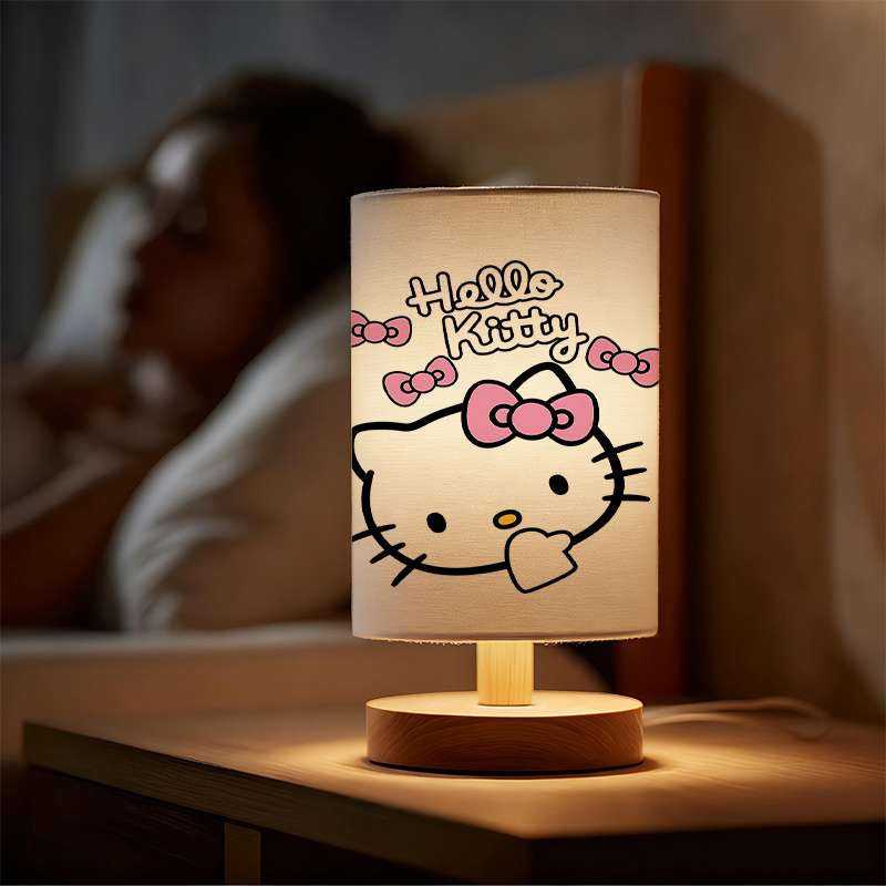 USB Powered Linen Lamp With Kitty And Sanrio Characters