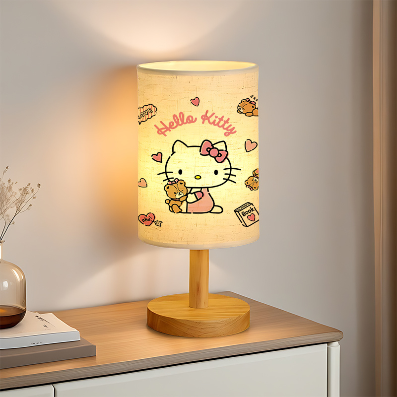 USB-powered linen Cozy lamp