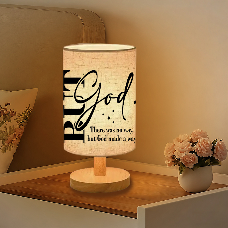 Modern USB-powered Linen Lamp with a Unique Design and Exquisite Patterns.