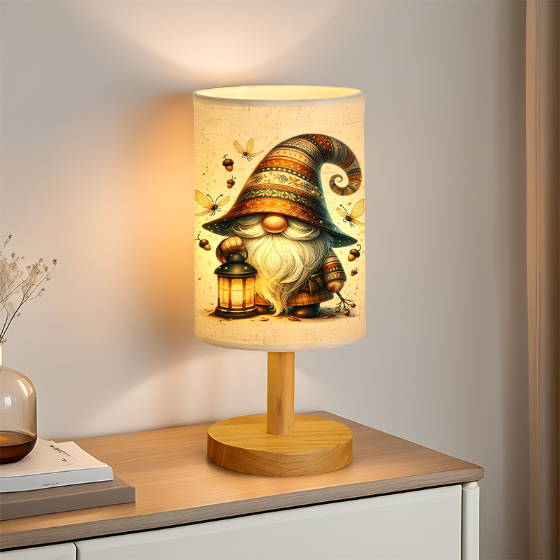 USB Powered Linen Lamp With A Unique Design And Exquisite Patterns