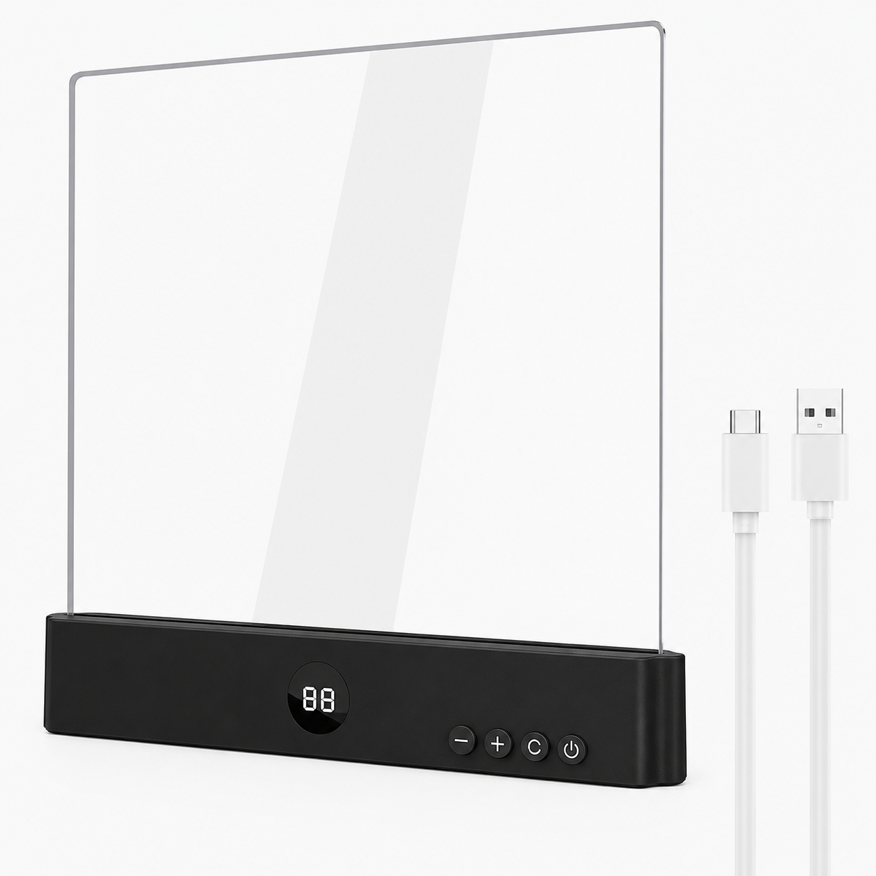 Smart Rechargeable Flat LED Reading Light Lamp