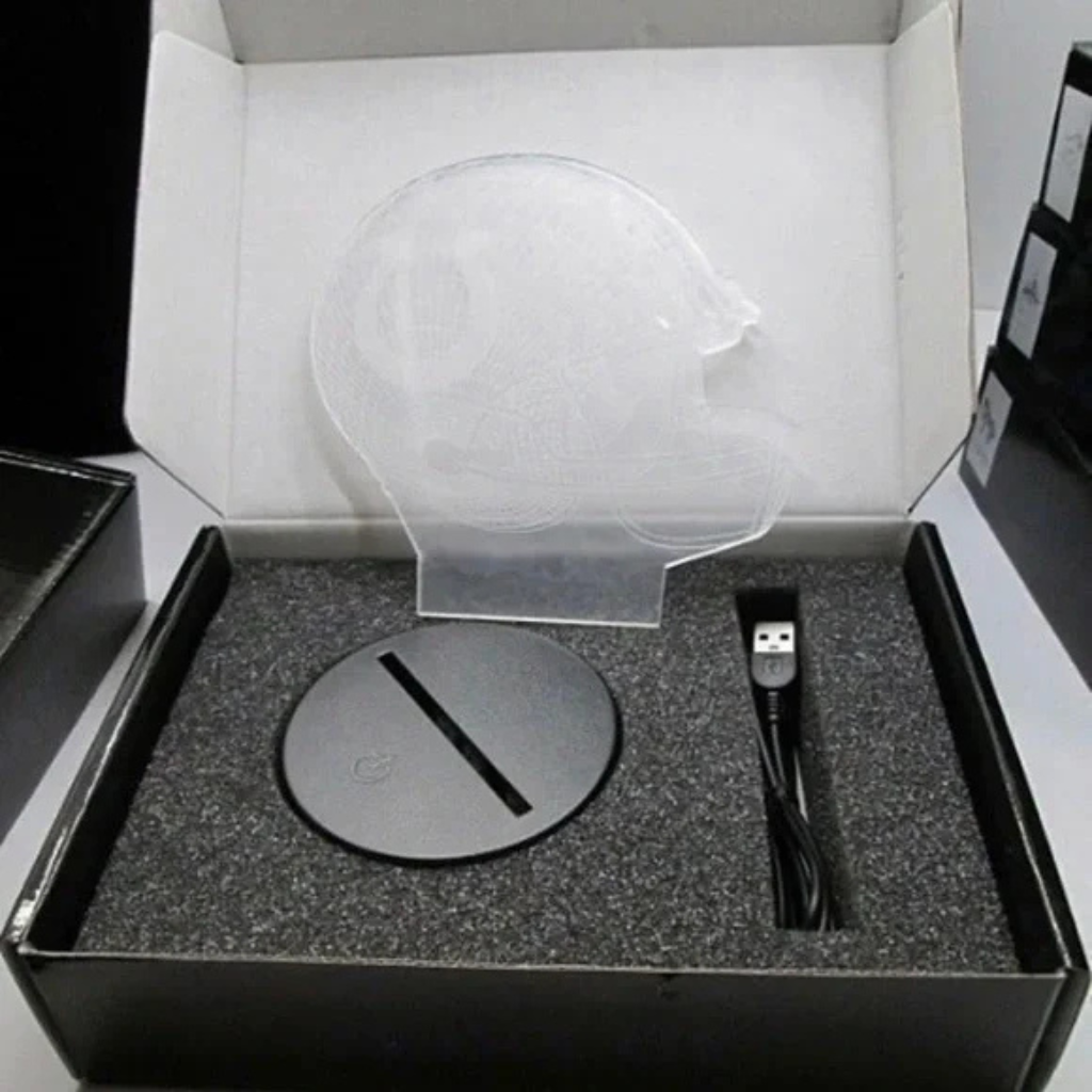 Indianapolis Colts Helmet 3D LED NightLight Table Lamp