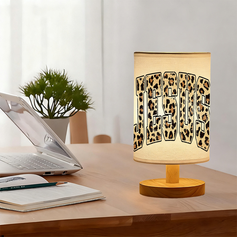 Modern USB-Powered Table Lamp with Bulb USB Plug in Bedside