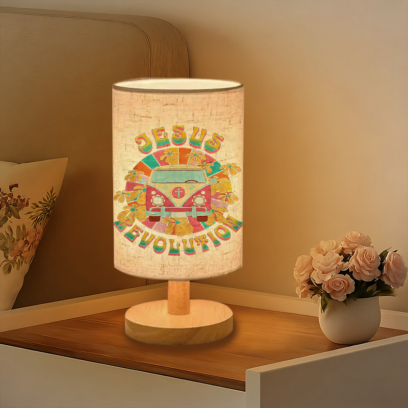 Modern USB-powered Linen Lamp with a Unique Design9