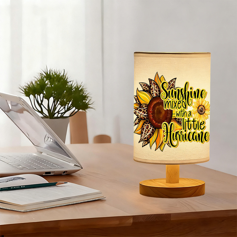 A Modern USB Powered Linen Lamp