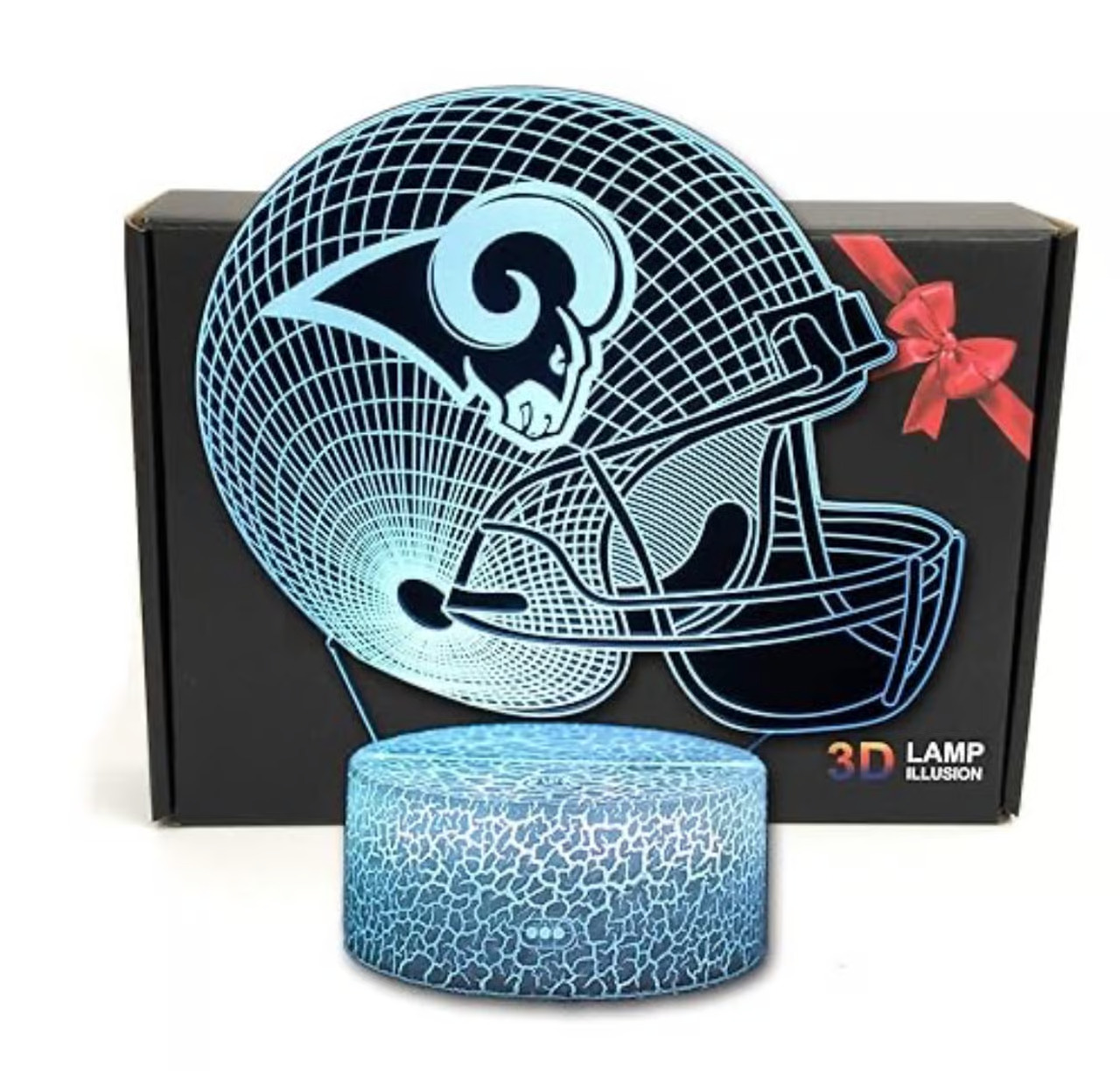 Los Angeles Rams 3D Football Helmet Light