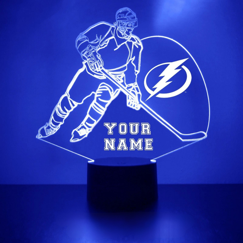 Personalized Tampa Bay Lightning Night Light 