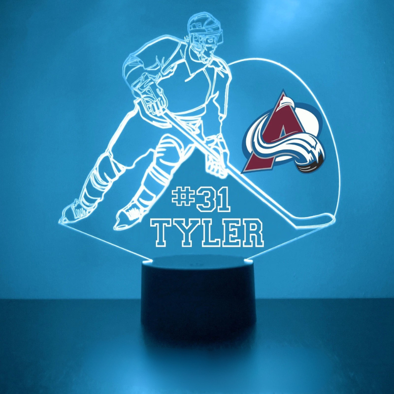 Personalized Colorado Avalanche NHL Night Lamp 