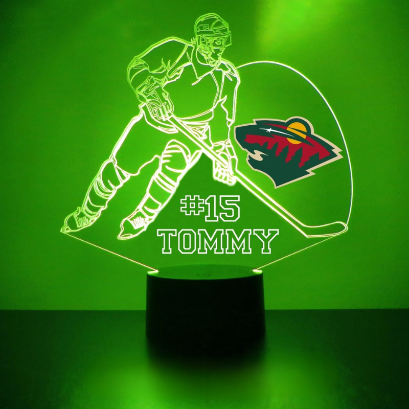 Personalized Minnesota Wild Night Light Lamp