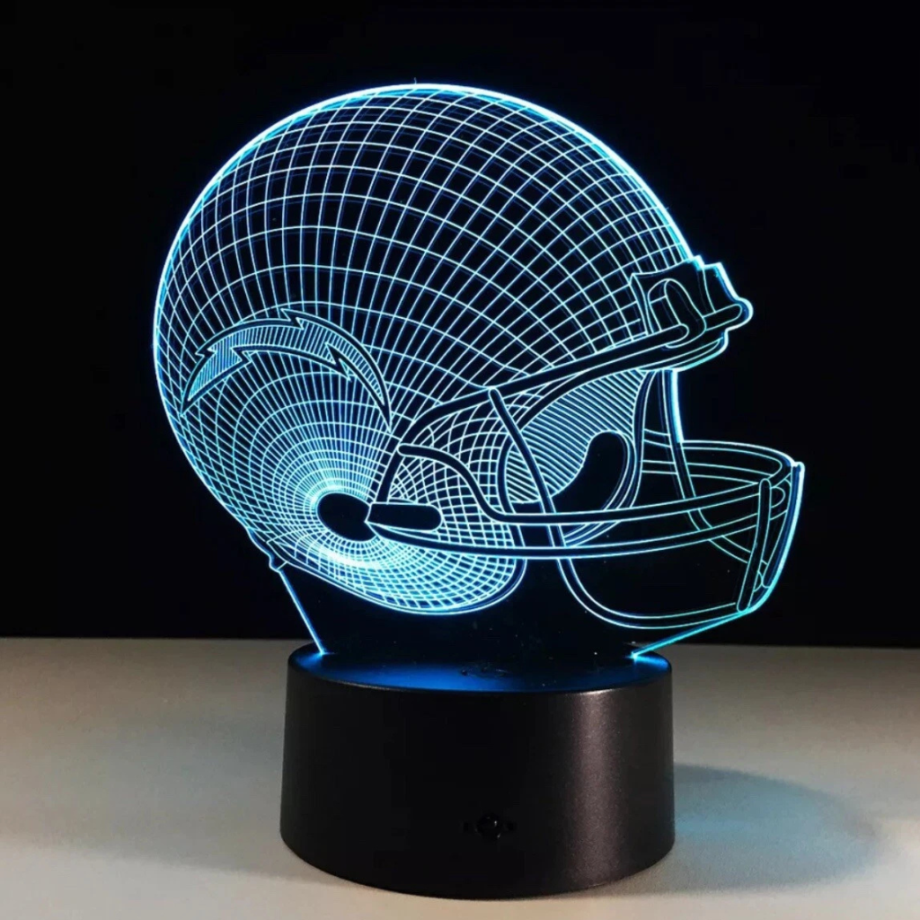 Los Angeles Chargers LED Helmet Lamp
