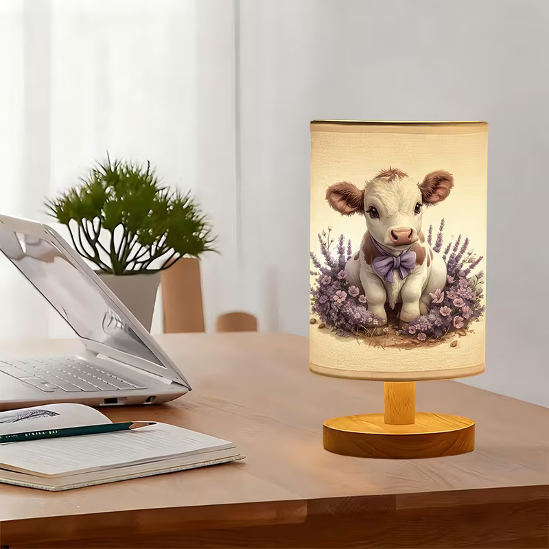 Modern USB-Powered Linen Lamp | Unique Design, Exquisite Patterns, Ideal for Bedside and Living Room Ambiance