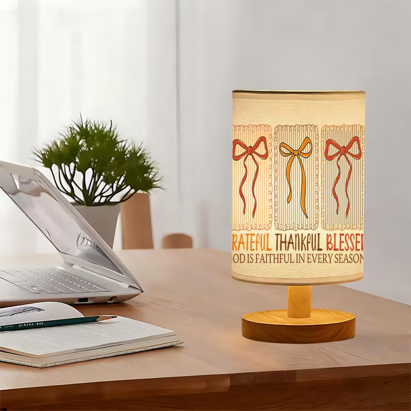 Modern USB-powered Linen Lamp with a Unique Design1