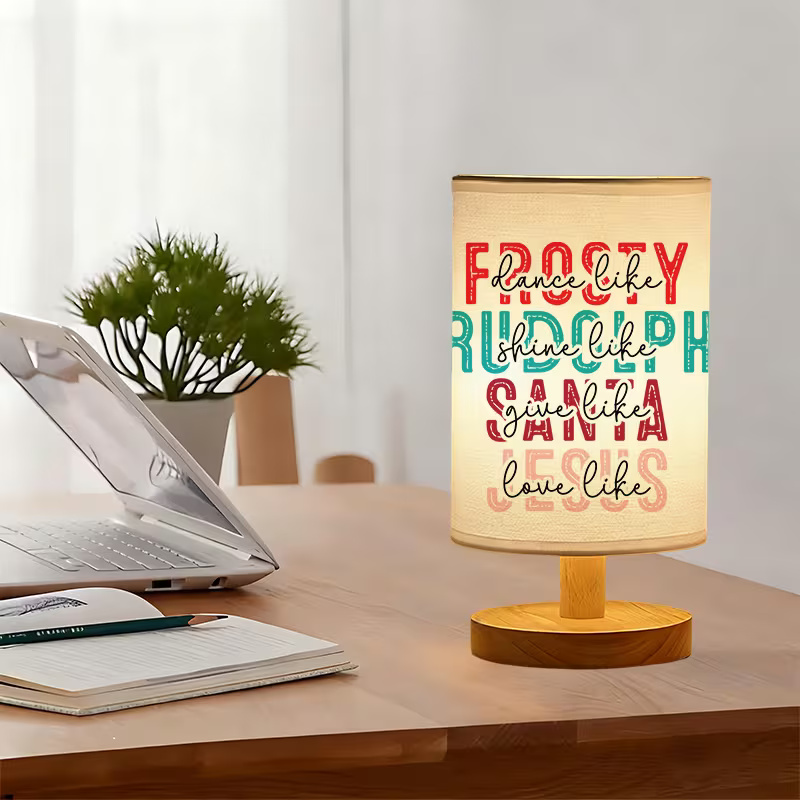 Modern USB-powered Linen Lamp with a Unique Design2