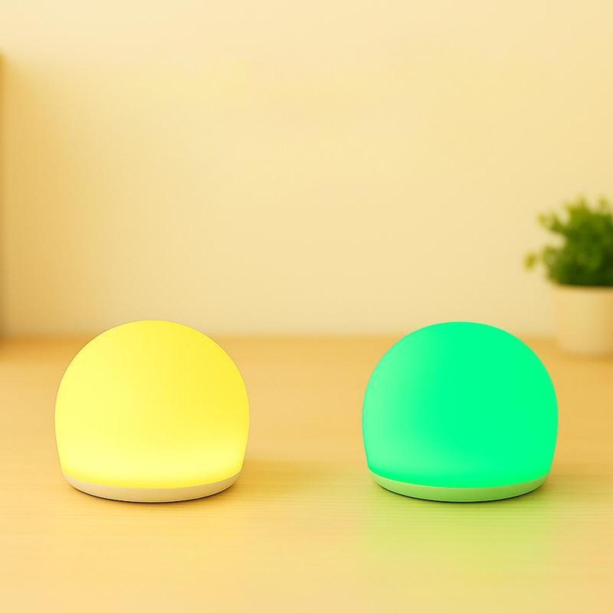 Soft Egg Night Light Lamp With 29 Colors And Tap Control