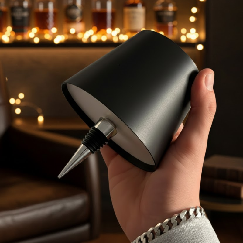 Wireless Bottle Top LED Lamp With Multi Light Color