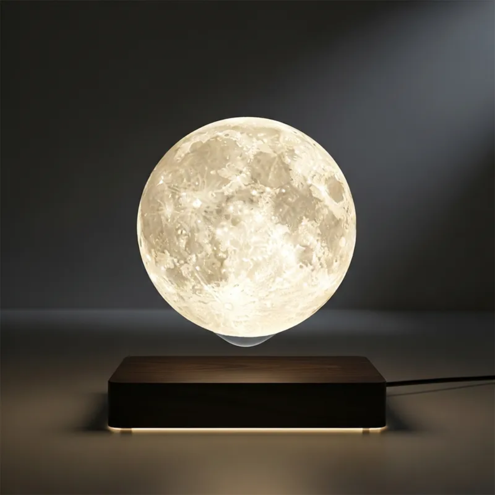 Levitating Moon Lamp With Base Stand