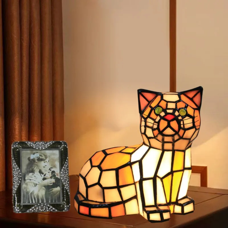 Tiffany Style Pomeranian Lamp