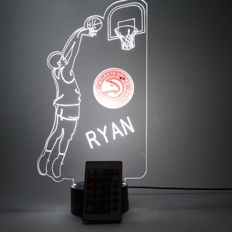 Atlanta Hawks NBA Basketball Player Sports Light Up Lamp