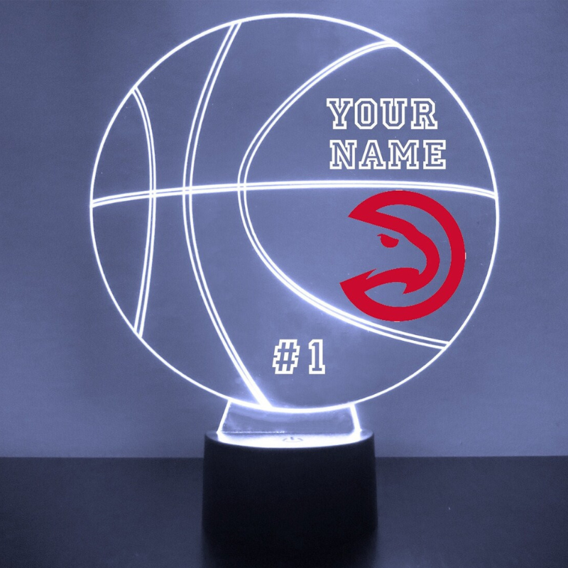 Atlanta Hawks LED Basketball Sports Fan Lamp