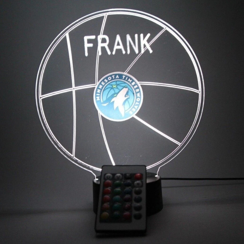 Minnesota Timberwolves NBA Basketball Sports Light Up Lamp