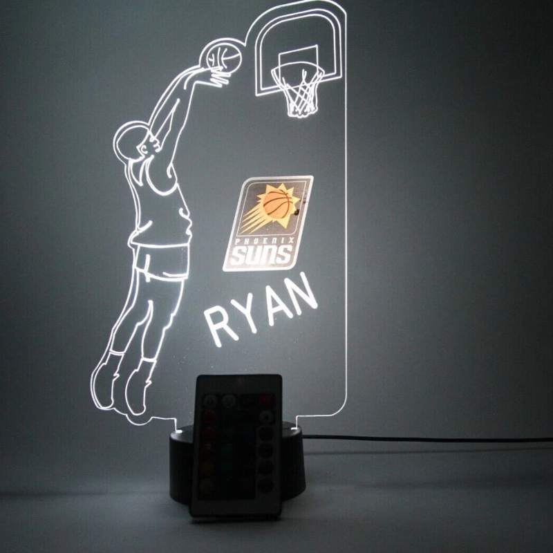 Phoenix Suns NBA Basketball Player Sports Light Up Lamp